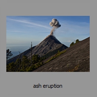 ash eruption